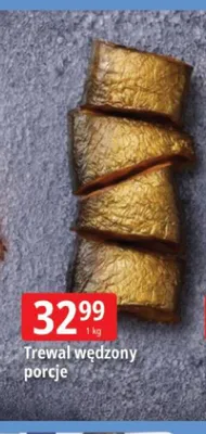 Trewal wędzony porcje promocja w Leclerc