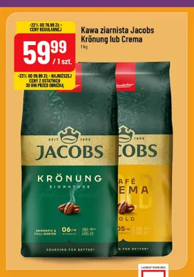 Kawa ziarnista Jacobs Krönung promocja w POLOmarket