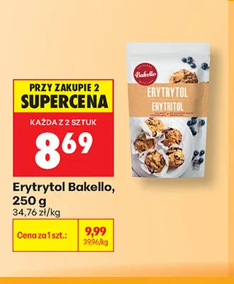 Erytrytol Bakello promocja w Biedronka