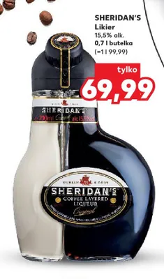Likier SHERIDAN'S 15,5% alk. promocja w Kaufland