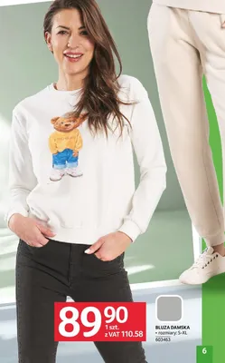 Bluza damska rozmiary S-XL promocja w Selgros