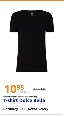 T-shirt Dolce Bella promocja w Action