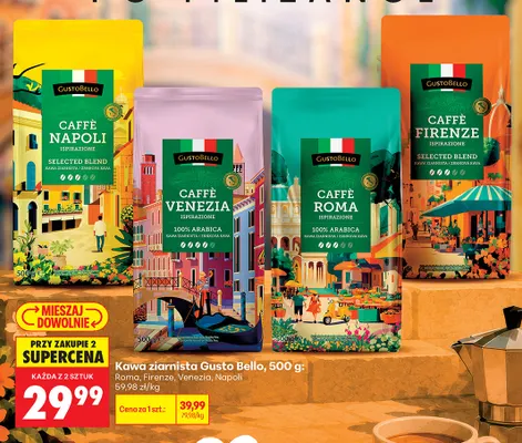 Kawa ziarnista Gusto Bello Roma promocja w Biedronka