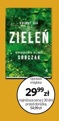 Książka Zieleń. Kolory zła Małgorzata Oliwia Sobczak oprawa miękka promocja w Empik