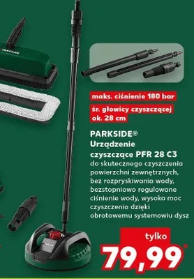 Urządzenie czyszczące PFR 28 C3 do skutecznego czyszczenia powierzchni zewnętrznych, bez rozpryskiwania wody, bezstanowczo regulowane ciśnienie wody, wysoka moc czyszczenia dzięki obrotowemu systemowi dysz promocja w Kaufland