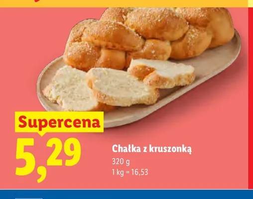 Chałka z kruszonką promocja w Lidl