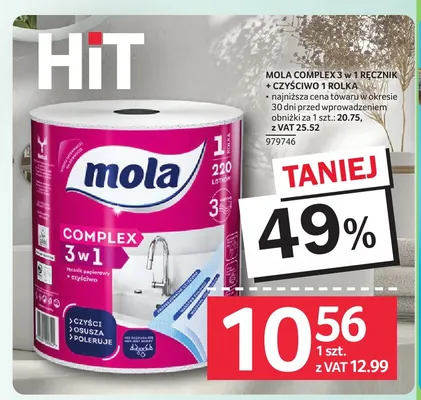 Ręcznik papierowy Mola Complex 3 w 1 promocja w Selgros