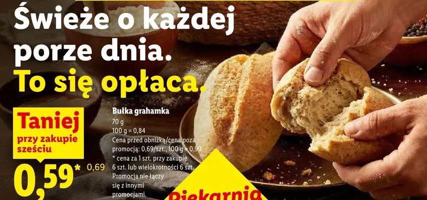 Bułka grahamka Lidl promocja