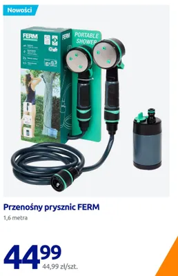 Przenośny prysznic FERM promocja w Action