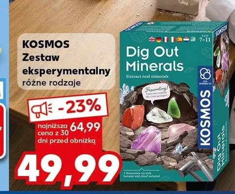 Zestaw eksperymentalny KOSMOS promocja w Kaufland