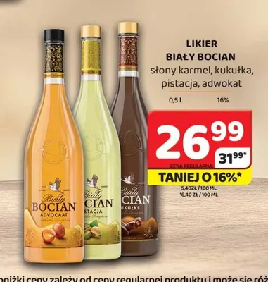 Likier Biały Bocian kukułka promocja w Delfin