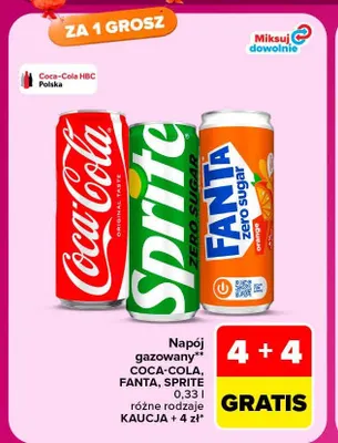 Napój gazowany Sprite promocja w Carrefour