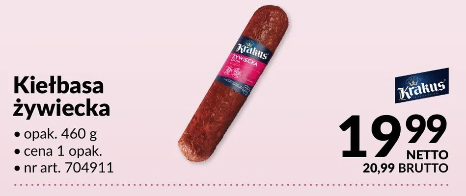 Kiełbasa promocja w Makro