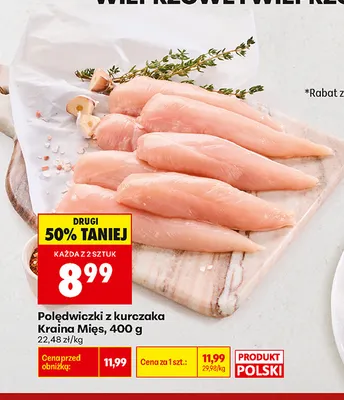 Polędwiczki z kurczaka Kraina Mięs promocja w Biedronka