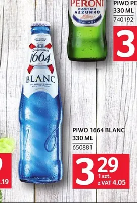 Piwo 1664 Blanc promocja w Selgros
