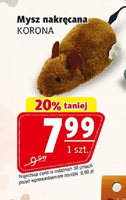 Mysz nakręcana Korona promocja w Prim Market