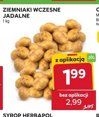 Ziemniaki wczesne jadalne promocja w Stokrotka