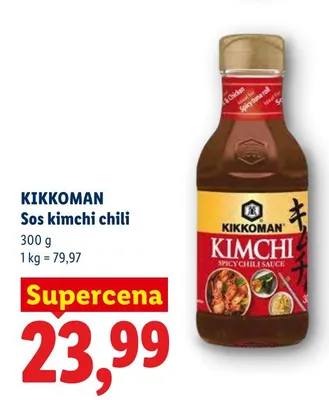 Sos kimchi chili Kikkoman promocja w Lidl