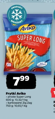 Frytki proste Super Long Aviko promocja w Netto