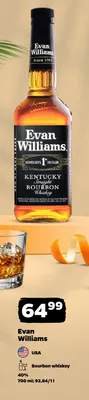 Bourbon whiskey Evan Williams promocja w Netto