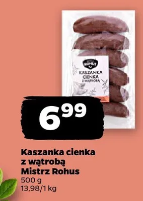 Kaszanka cienka z wątrobą promocja w Netto