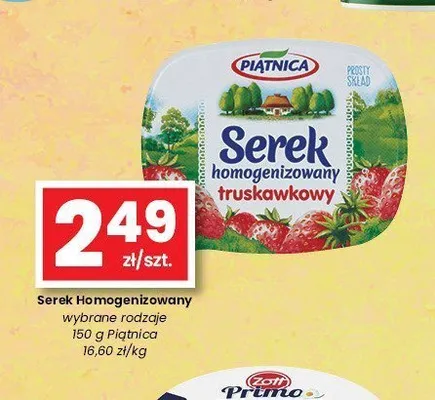 Serek homogenizowany Piątnica truskawkowy promocja w emma MARKET