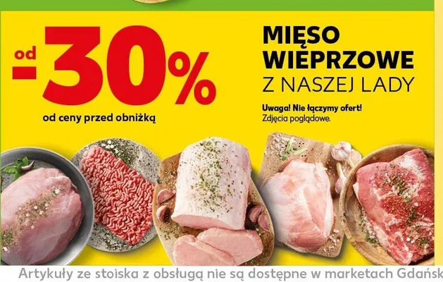 Mięso wieprzowe z naszej lady promocja w Kaufland