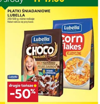 Płatki śniadaniowe Lubella Corn Flakes Klasyczne promocja w Stokrotka