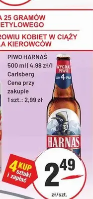 Piwo Harnaś promocja w Sedal