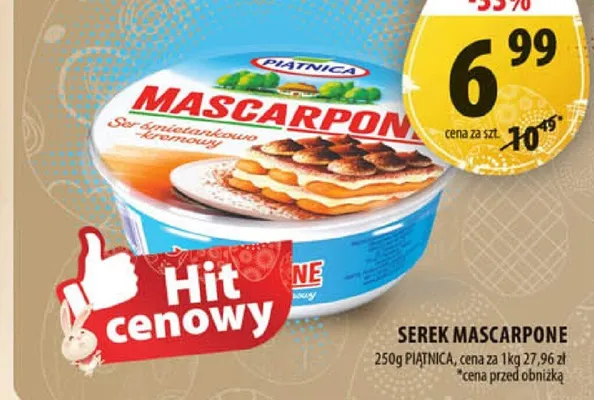 Serek mascarpone promocja w Arhelan