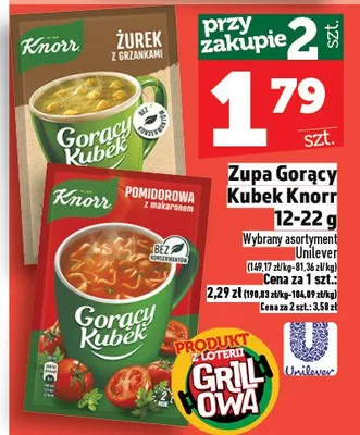 Zupa Gorący Kubek promocja w TOPAZ