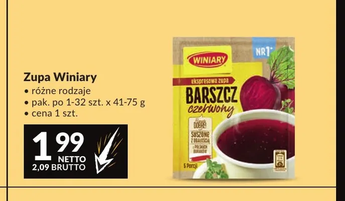 Zupa Winiary promocja w Makro