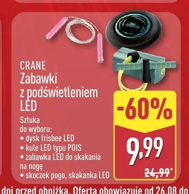 Skoczek pogo Crane promocja w Aldi
