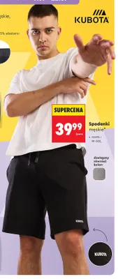 Spodenki męskie Kubota promocja w Biedronka