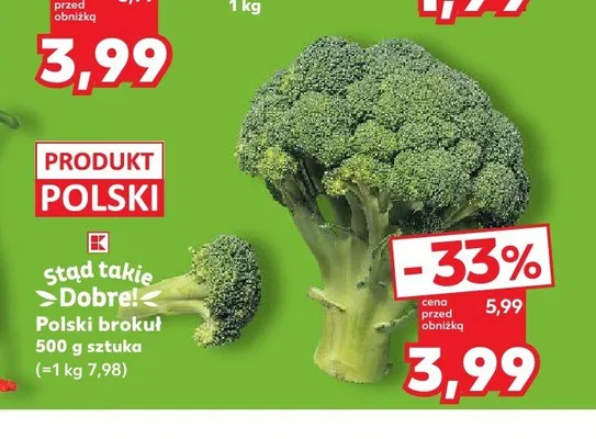 Polski brokuł promocja w Kaufland