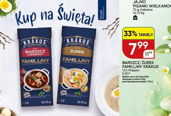 Barszcz czerwony familijny promocja w Chata Polska
