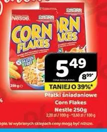 Płatki śniadaniowe Corn Flakes Nestle promocja w Delfin
