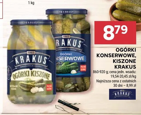 Ogórki konserwowe Krakus promocja w Stokrotka