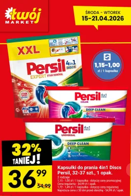 Kapsułki do prania 4in1 Discs Expert Stain Removal promocja w Twój Market
