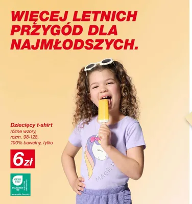 Dziecięcy t-shirt 100% bawełny promocja w KiK