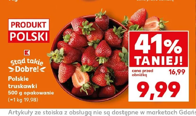 Truskawki polskie Stad takie Dobre! promocja w Kaufland