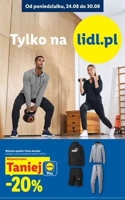 Spodnie i bluzy dresowe promocja w Lidl