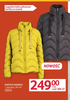 Kurtka damska pikowana promocja w Selgros