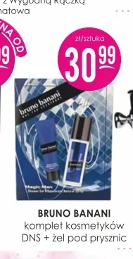 Komplet kosmetyków DNS + żel pod prysznic Bruno Banani promocja w Drogerie Jasmin
