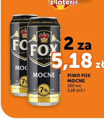 Piwo Fox Mocne promocja w ABC