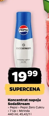 Koncentrat napoju SodaStream Pepsi Zero Cukru promocja w Netto