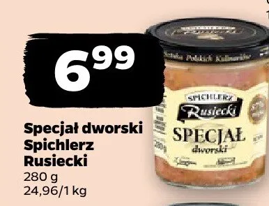 Specjał dworski Spichlerz Rusiecki promocja w Netto
