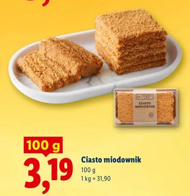 Ciasto miodownik Olsza promocja w Lidl