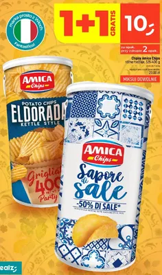 Chipsy Amica Chips Eldorada Kettle Style Grigliata promocja w Dealz