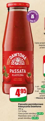 Passata pomidorowa klasyczna promocja w Dino
